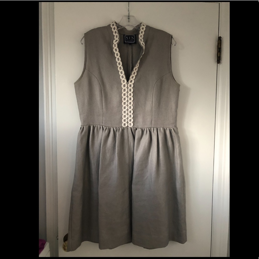 Sail to Sable “Snow Slate Flirty Dress” - size 4